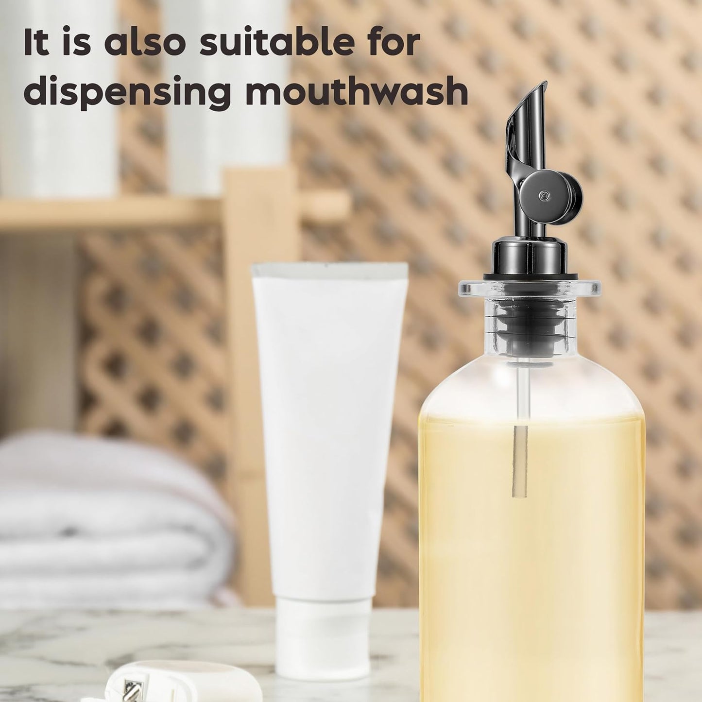 Oil Dispenser for Kitchen, Glass Olive Oil Dispenser Bottle Set of 2, Gold