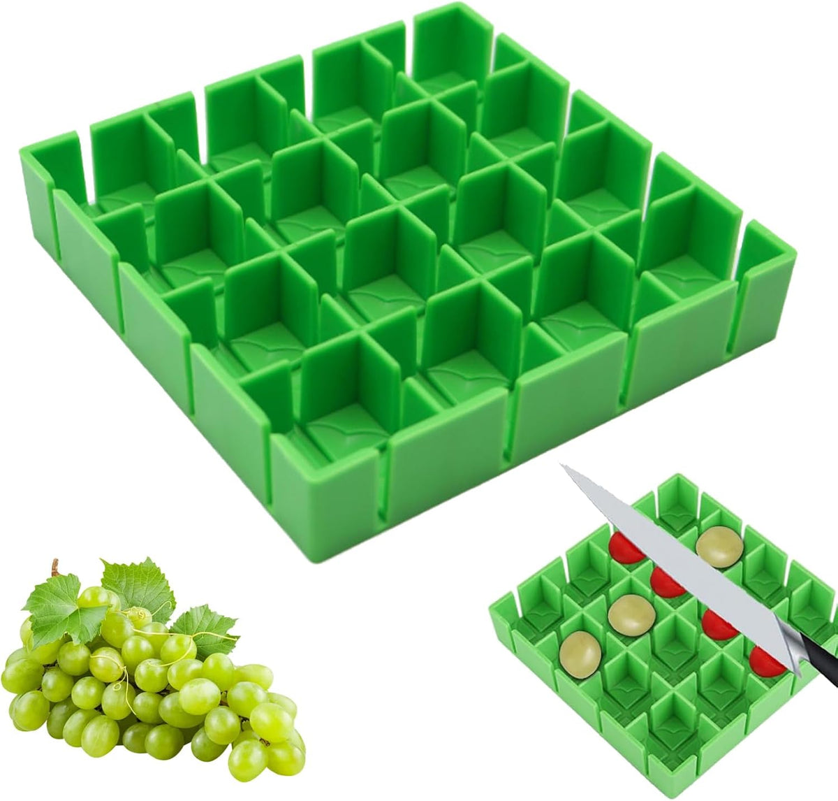 Grape Cutter 16 Slots Fruit Slicer