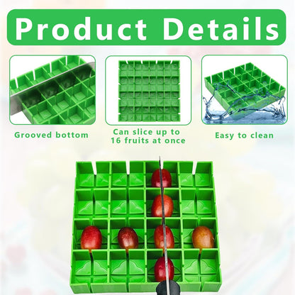 Grape Cutter 16 Slots Fruit Slicer