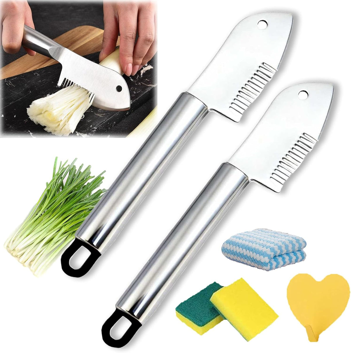 Stainless Steel Multi-Purpose Julienne Peeler, Protable Handheld Vegetable Shredder, Precision Veggie Julienne Blade, Quick & Easy Kitchen Shredder Tool For Potatoes, Carrot (B)