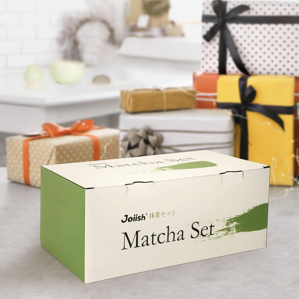 10-Pcs Matcha Whisk Set, Matcha Kit with Measuring Spoon/Cup, Green