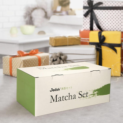 10-Pcs Matcha Whisk Set, Matcha Kit with Measuring Spoon/Cup, Green