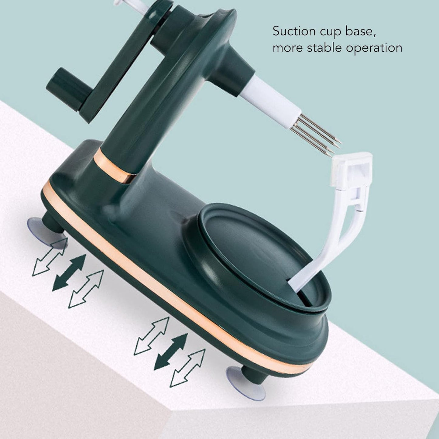Apple Peeler Slicer Corer for Apples | Multi-Function Fruit Peeler with Stainless Steel Blades, Easy to Use Kitchen Tool, Vegetable Potatoes Pears