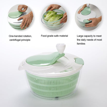 4.2L Green Salad Spinner & Lettuce Spinner for kitchen