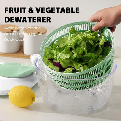 4.2L Green Salad Spinner & Lettuce Spinner for kitchen