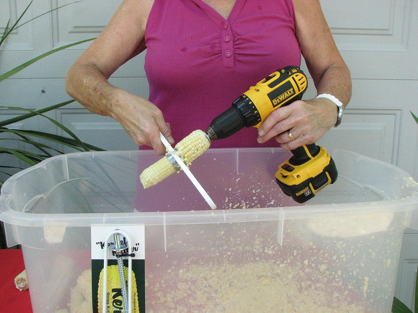 The Original Kernel Kutter (Sweet Corn Cutter, Stripper, peeler) with Bit "proudly made in the USA"