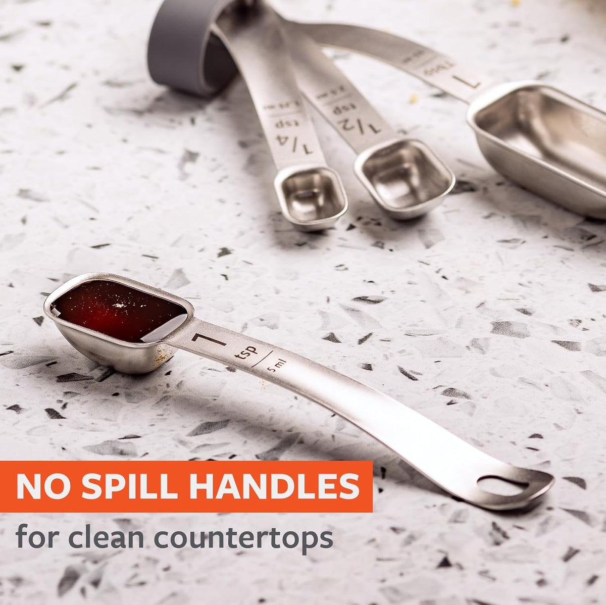 Level Up Precision Stainless Steel Measuring Spoons