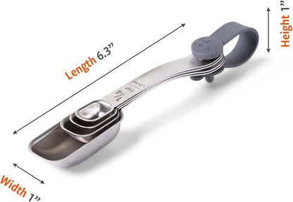 Level Up Precision Stainless Steel Measuring Spoons