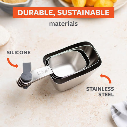 Level Up Precision Stainless Steel Measuring Spoons