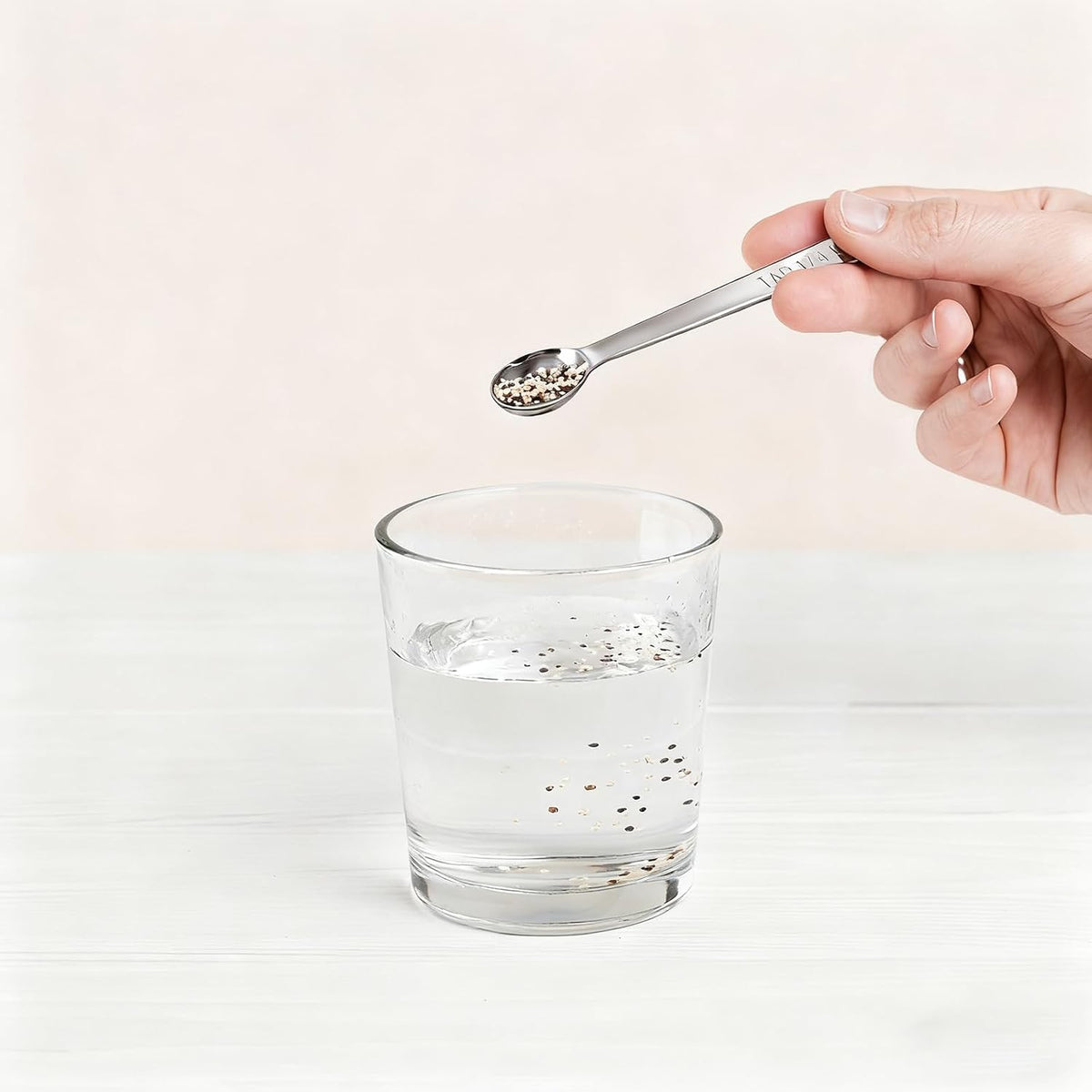 Mini Measuring Spoons Set, Stainless Steel, Cute