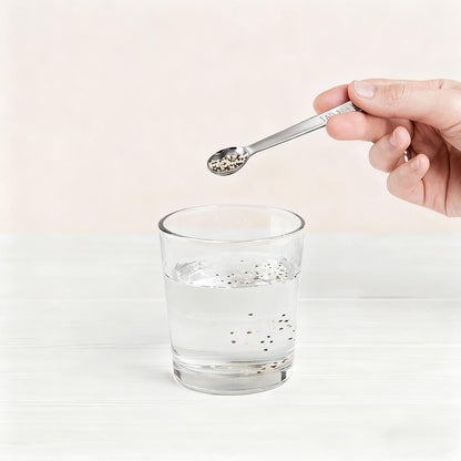 Mini Measuring Spoons Set, Stainless Steel, Cute