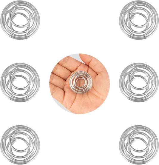 Shaker Bottle Balls 6 Pcs Small Size 304 Stainless Steel Shaker Ball for Protein Shakes,Milkshake and Salad Dressing (Diameter 1.2inch)
