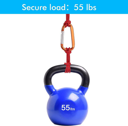 Carabiner Caribeaner Clip,3" Large Aluminum D Ring Shape Carabeaner with Keyring Keychain Hook