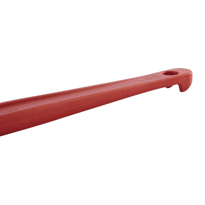 Commercial Products High Heat Resistant Silicone Heavy Duty Spatula/Food Scraper 9.5-Inch 500°F Heat Resistant Red Handle for Baking/Cooking/Mixing Commercial Dishwasher Safe