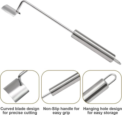Stainless Steel Corn Peeler & Stripper Tool Set, 2 Pack