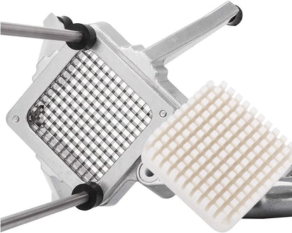 Commercial Vegetable Chopper & Food Dicer, Heavy Duty Vegetable Cutter with 1/4" & 3/8" Stainless Steel Blades, Manual Onion Potato Pepper Dicer for Restaurant Kitchen Food Prep