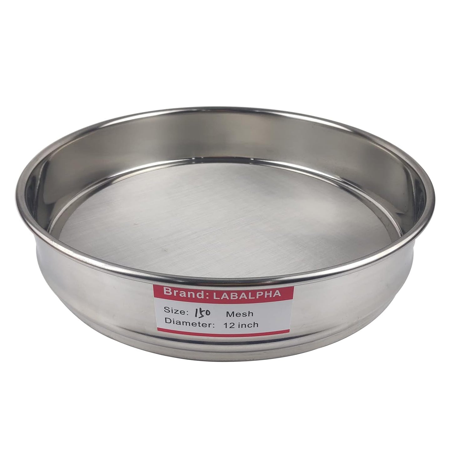 120 Mesh Lab Sieves, 120 Mesh Test Sieve, 12'' Diameter, 304 Stainless Steel Wire Cloth (0.125mm)