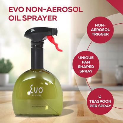 Minis, Non-Aerosol for Olive, Cooking Oils, and Vinegars, 8-Ounce Capacity, 1 Each Yellow and Green | Non-Aerosol Sprayers, 8 Fl Oz, ~0.25 Tsp and Pull, Bpa and Dehp and Latex-Free Food-Safe Plastic, Twist-on Funnel