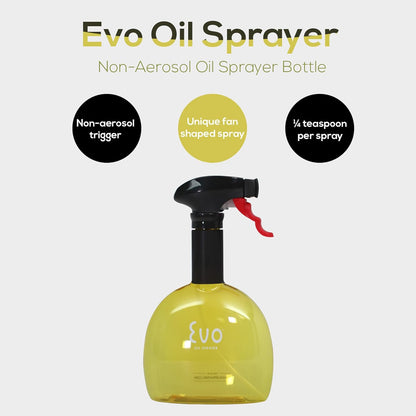 Minis, Non-Aerosol for Olive, Cooking Oils, and Vinegars, 8-Ounce Capacity, 1 Each Yellow and Green | Non-Aerosol Sprayers, 8 Fl Oz, ~0.25 Tsp and Pull, Bpa and Dehp and Latex-Free Food-Safe Plastic, Twist-on Funnel