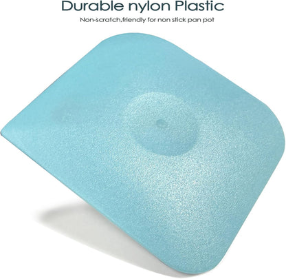 Herda Pan Scraper Pot Scraper Plastic Kitchen Scraper Tool,Food Scraper