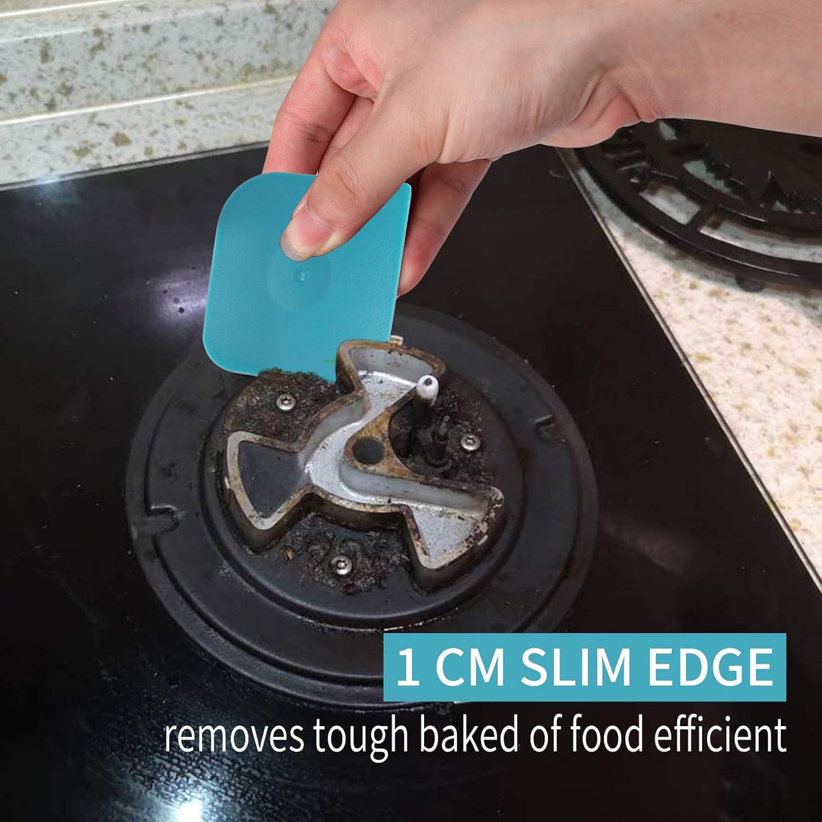 Herda Pan Scraper Pot Scraper Plastic Kitchen Scraper Tool,Food Scraper