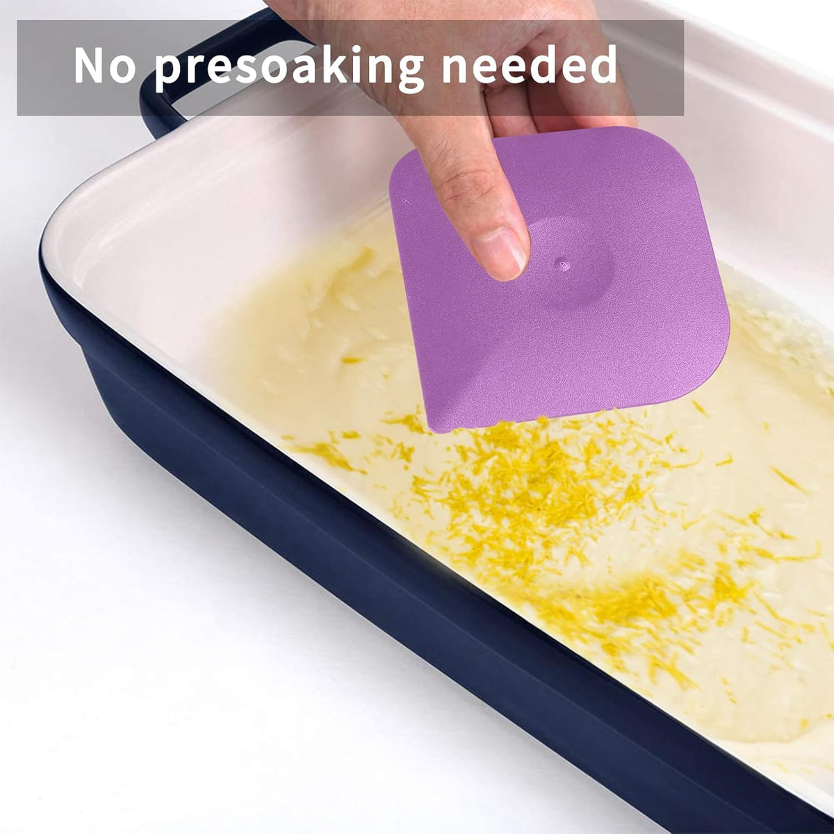 Herda Pan Scraper Pot Scraper Plastic Kitchen Scraper Tool,Food Scraper