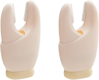Crab Claw Garlic Ginger Peeler 2-in-1 Kitchen Tool, 3.54"x1.77"x1.18" (White)