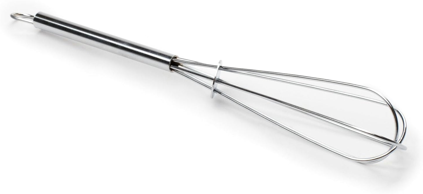 Fox Run 8-Inch Flat Coil Whisk, 8.25 x 1.5 x 1.25, Metallic