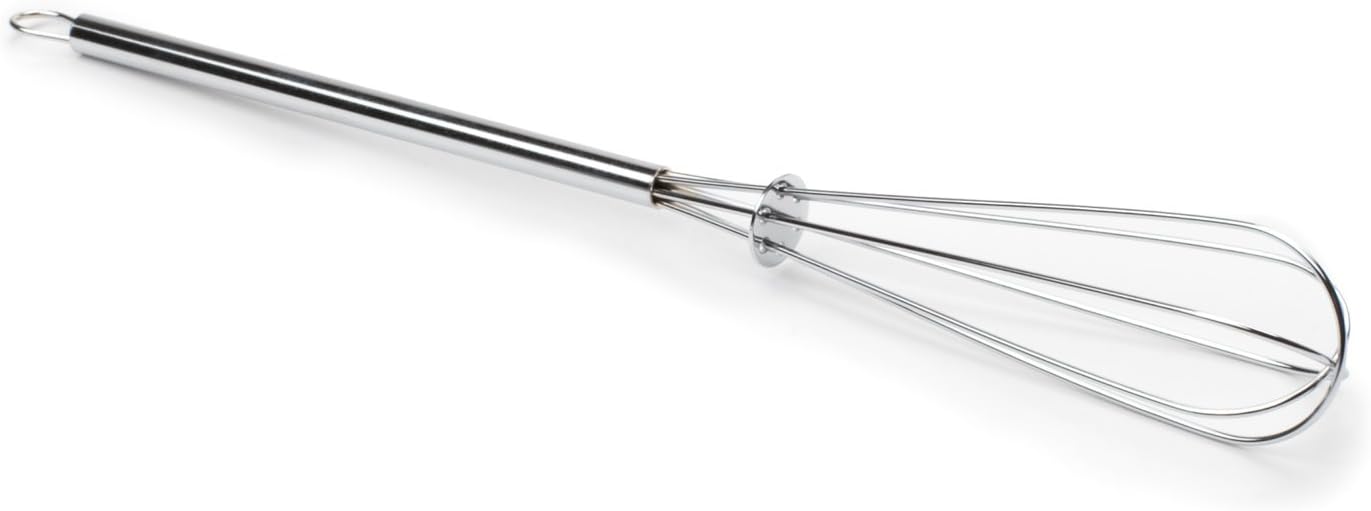 Fox Run 8-Inch Flat Coil Whisk, 8.25 x 1.5 x 1.25, Metallic