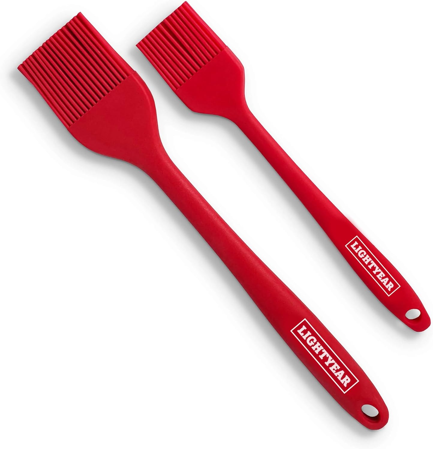 Silicone Basting Pastry Brush Set (2 Pcs) ❘ 450°F Heat Resistant Oil Brush for Your Kitchen - Ideal For BBQ’s, Baking & Cooking | 100% Food Grade Silicone - BPA Free & Dishwasher Safe (Blue)