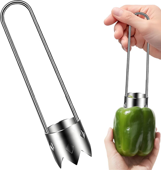 Red Bell Pepper Seed Corer,Pepper Corer | 1 PCS For Removing Fruit Vegetable Cores,Kitchen Gadget