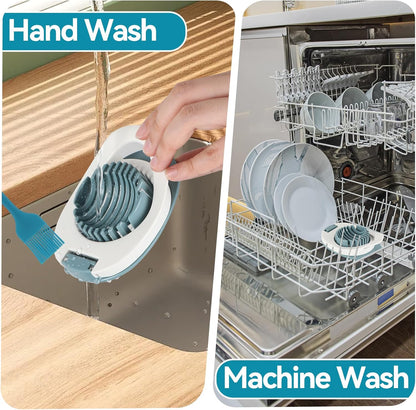 Egg Slicer for Hard Boiled Eggs, Stainless Steel Wire Cutter