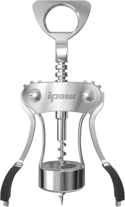 Wine Bottle Opener, Solid Zinc Alloy Corkscrew, Effortless Cork Removal