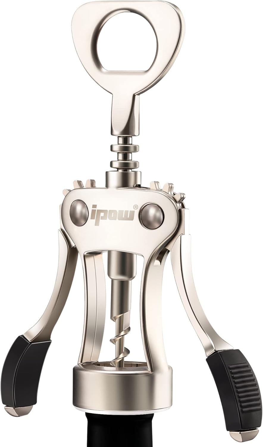 Wine Bottle Opener, Solid Zinc Alloy Corkscrew, Effortless Cork Removal