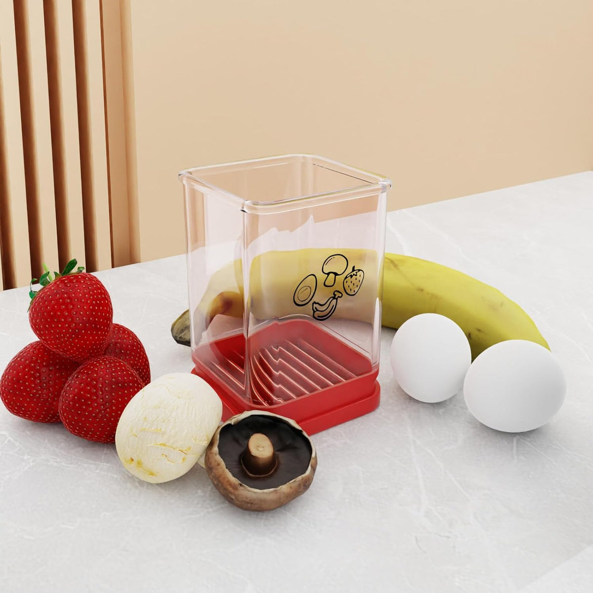 Fruit Slicer Cup, Speed Cutter for Strawberry Banana Grape Boiled Egg