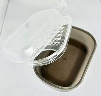 Japanese Plastic Zester Grater – Multi-Purpose Coarse/Fine Condiment Grater with Container for Ginger and Wasabi, Made in Japan