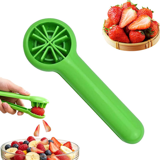 Grape Cutter Tool, 2026 New Grape Tomato Cherry Strawberry Slicer Tools Into 4 Pieces for Vegetable Fruit Salad, Quarter Fruit Slicer Kitchen Gadget (1 pcs)