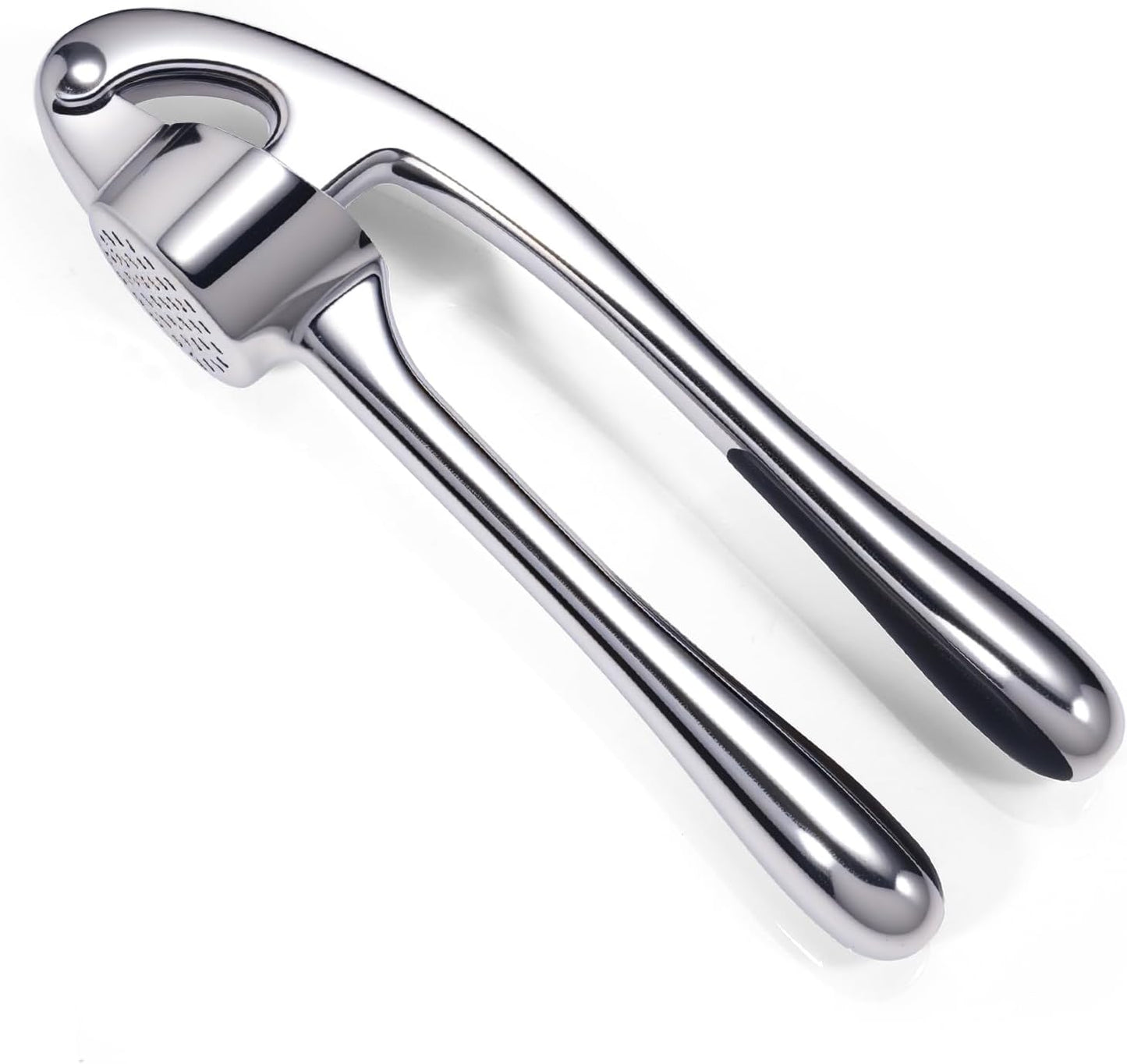 Kitchen Garlic Press, Rust Proof & Dishwasher Safe Garlic Mincer, Durable Garlic Crusher, Easy to Clean and Squeeze, Rose