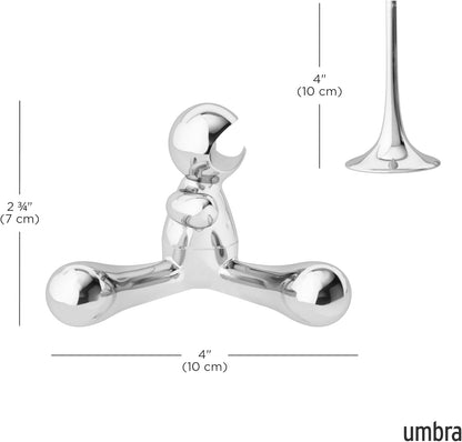 Rodeo Buddy Bottle Opener with Stand, Chrome