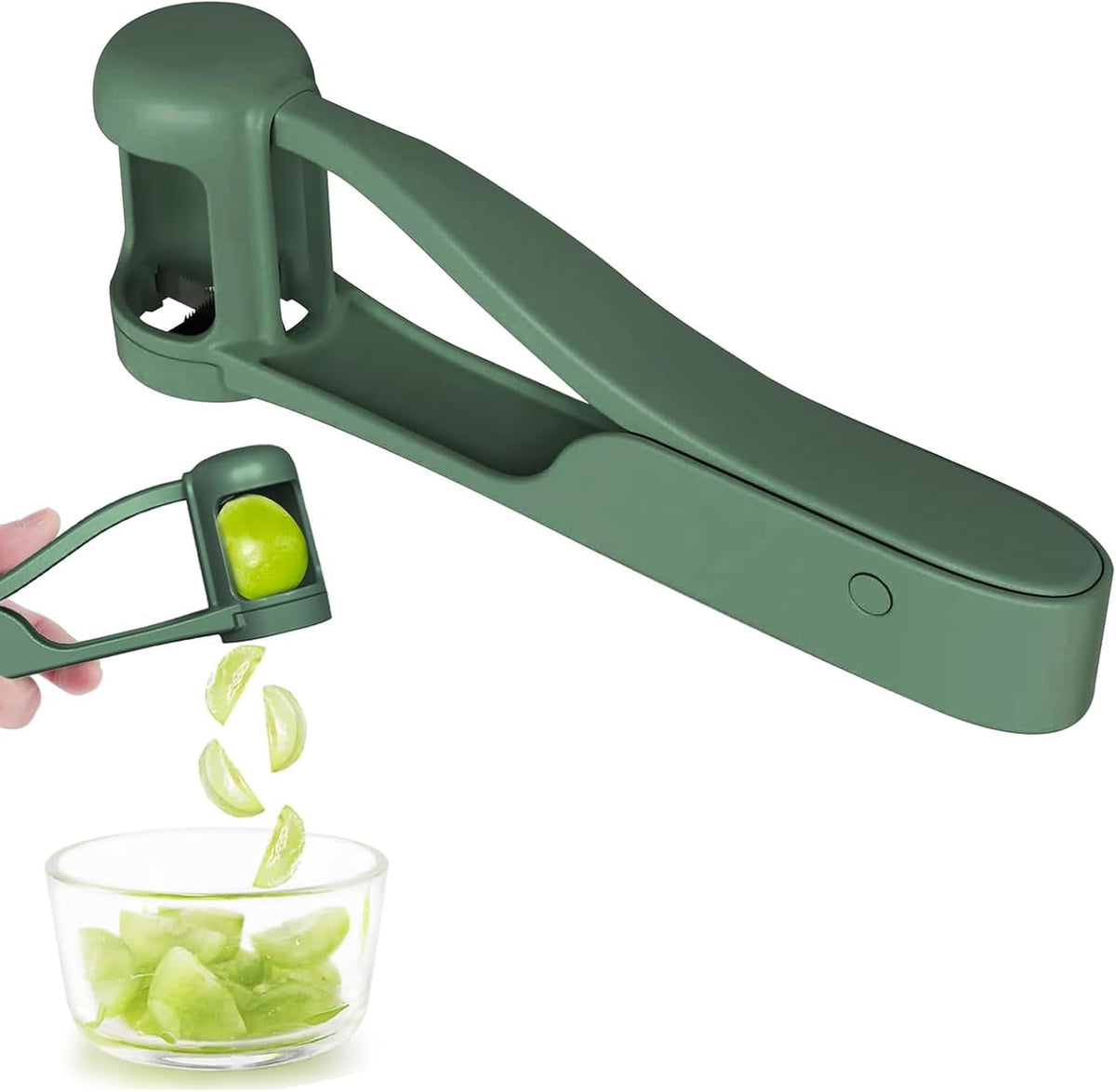 Grape Cutter for Toddlers 1-3,Grape Slicer for Toddlers Grape Cutter Tool Grape Slicer Kitchen Gadget for Kids' Lunch Accessories,Cherry Tomato & Strawberry Sandwich