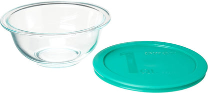 Smart Essentials Glass Bowls with Plastic Lids, 8-Piece Set