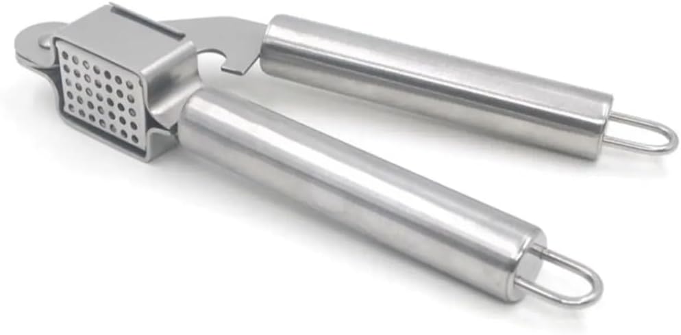 Premium Stainless Steel Garlic Press – Easy Garlic Mincer & Crusher