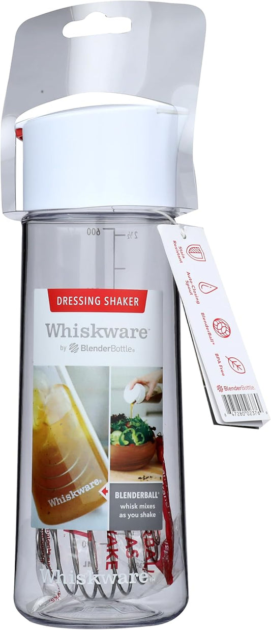 Salad Dressing Shaker with BlenderBall Wire Whisk, Tritan