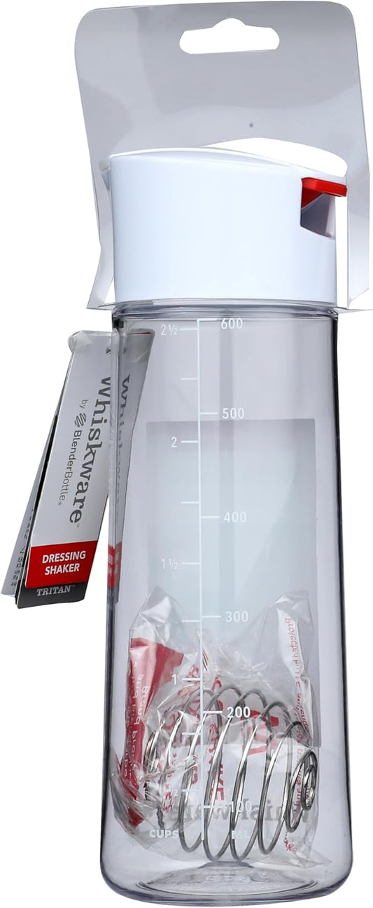 Salad Dressing Shaker with BlenderBall Wire Whisk, Tritan