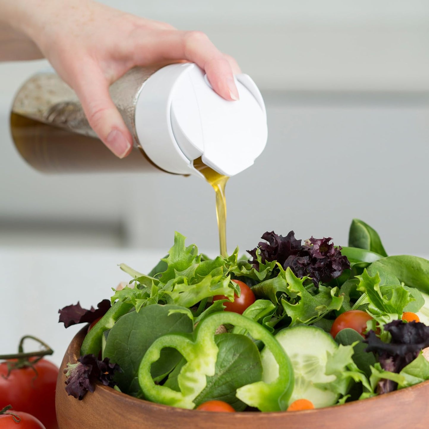 Salad Dressing Shaker with BlenderBall Wire Whisk, Tritan