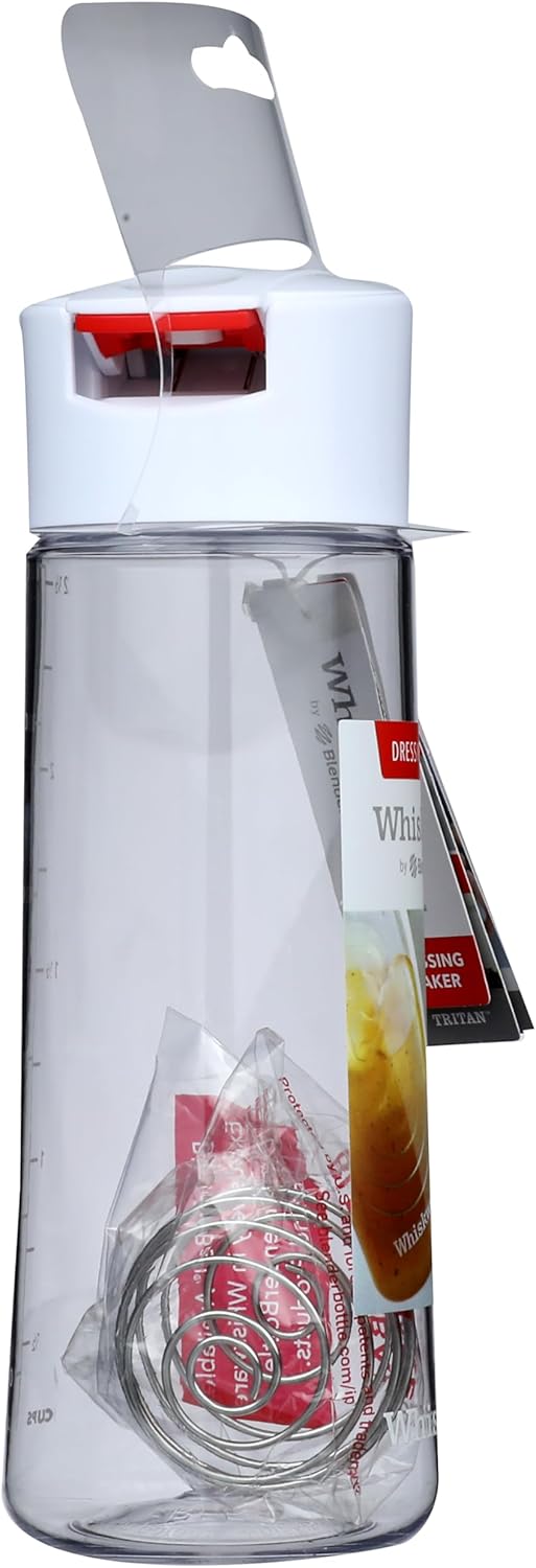 Salad Dressing Shaker with BlenderBall Wire Whisk, Tritan