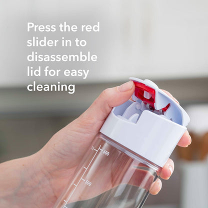 Salad Dressing Shaker with BlenderBall Wire Whisk, Tritan