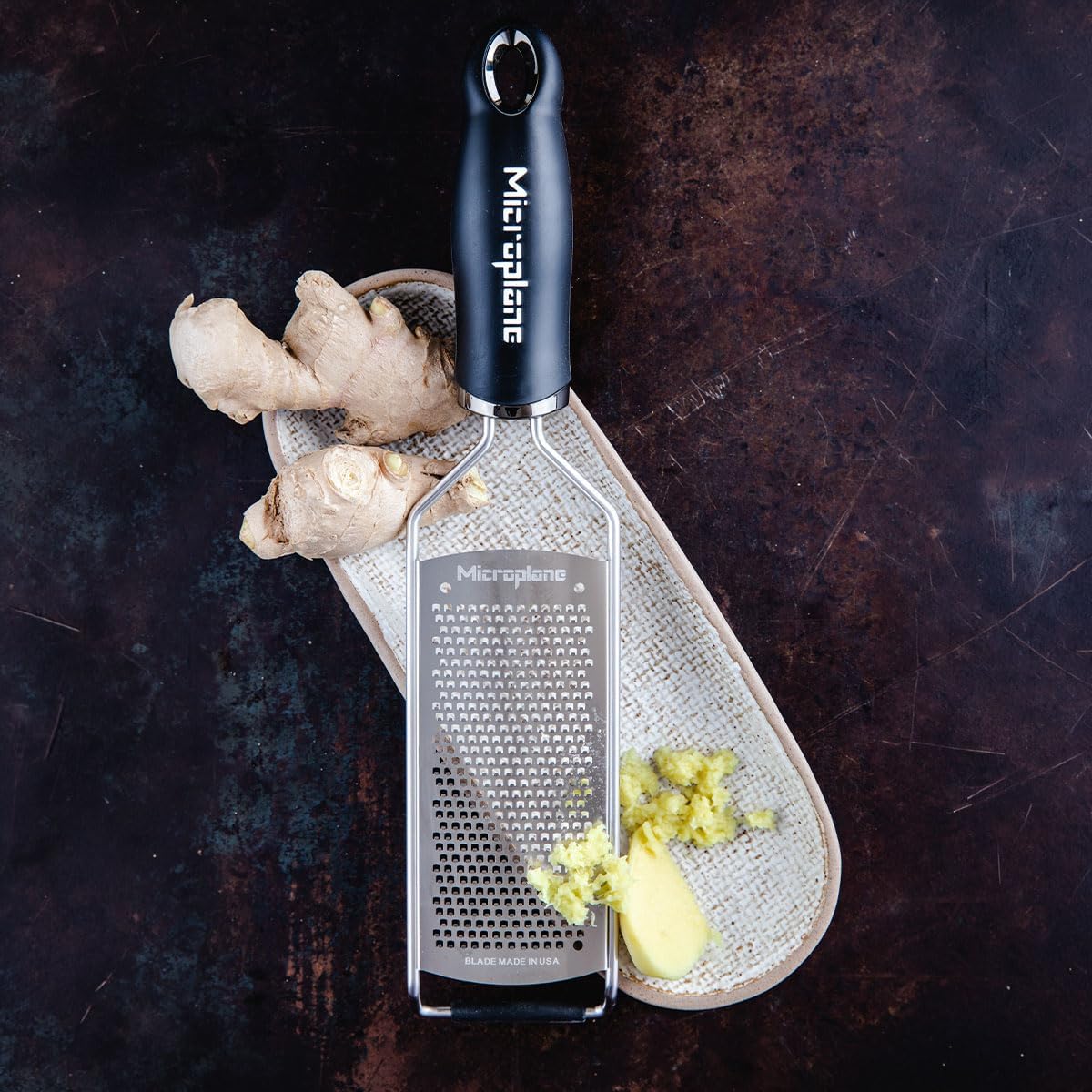 Gourmet Series Hard Cheese Grater (Fine, Black)
