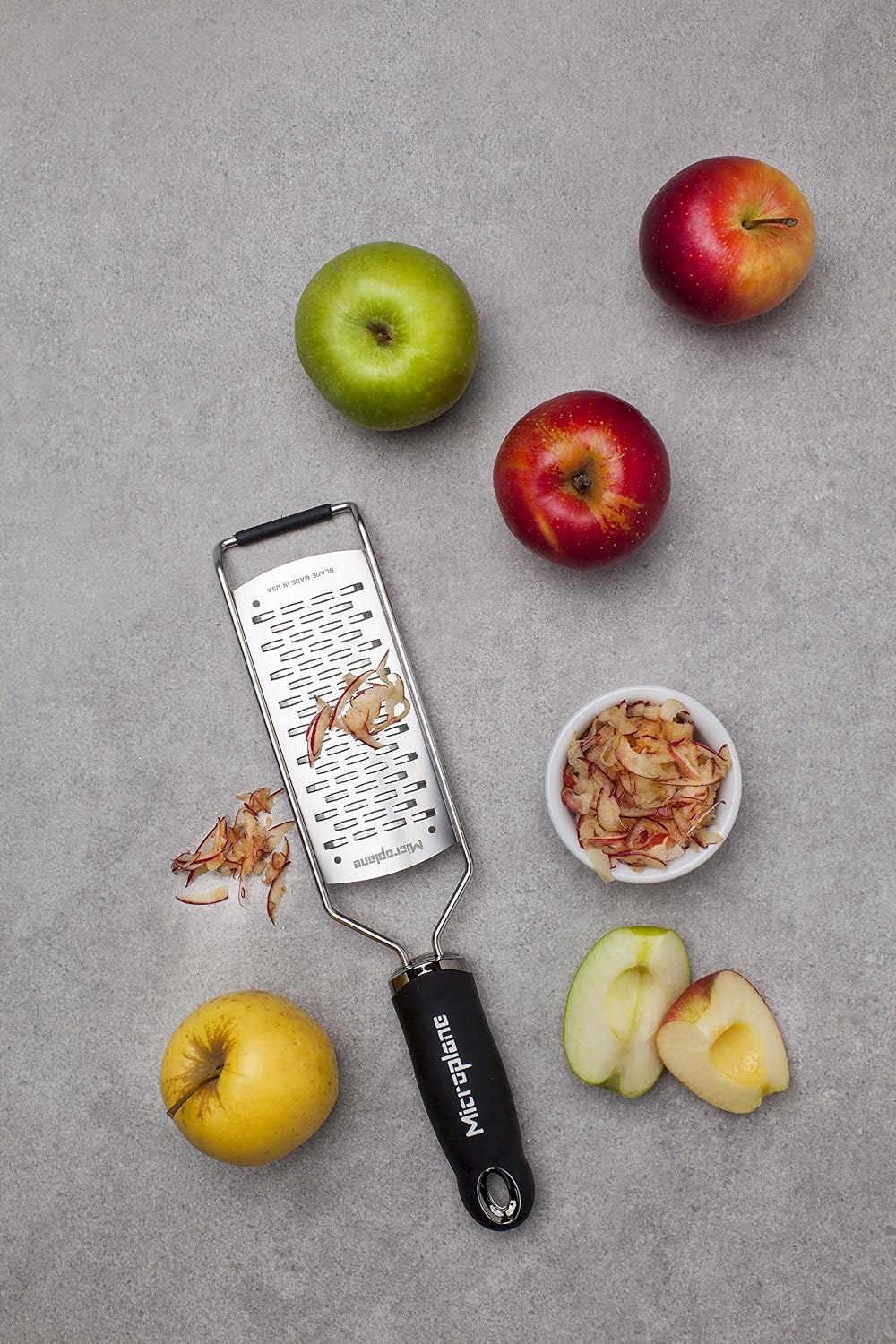Gourmet Series Hard Cheese Grater (Fine, Black)