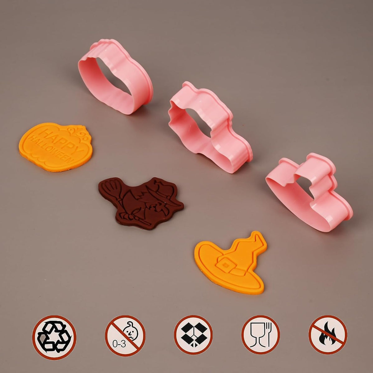 Animal Cookie Cutters With Plunger Stamps,8 Pcs 3D Animal Cookie Cutters | Animal Embossing Cutters for Biscuit Fondant Cheese Baking Molds